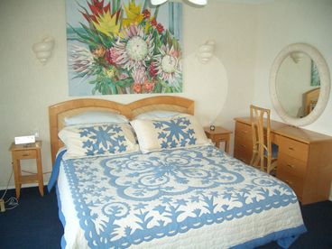 king bed in master bedroom