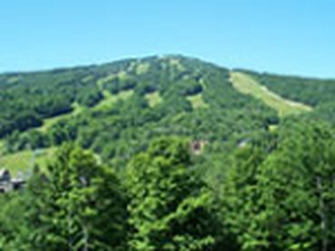 View of Mount Snow From the Deck.