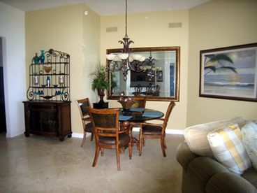 Opulent living and dining areas