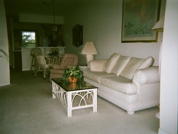 Patio looking into the living room