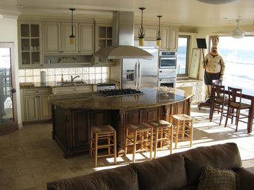 Kitchen....11 foot island, high end wolf and thermadore appliances