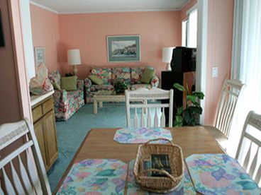 Dining room looking into the living room