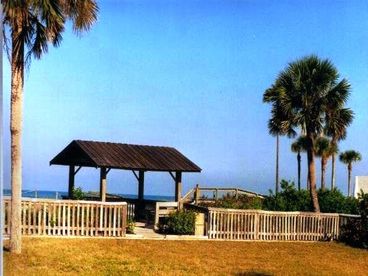 View of One of our Two-Beachfront Gazebos