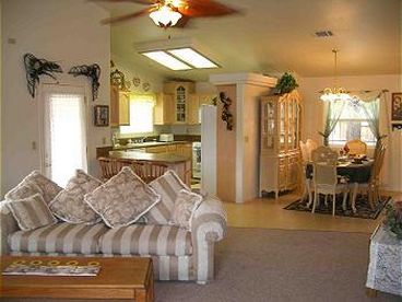 This view is taken from the fire place. extremely spacious. 
