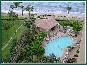 Come relax and take in the spectacular ocean and Island views from the beach front pool and cabana area