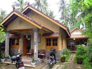 front of the house