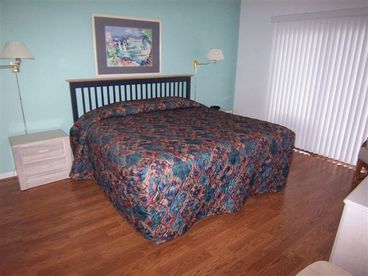 Bedroom (there are 4) with a king bed