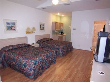 Bedroom with efficiency and private bath