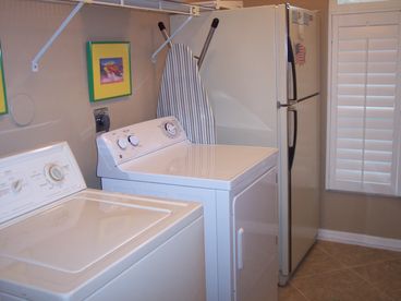 Laundry Room and Fridge