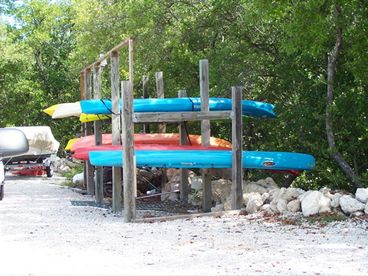 Four Kayaks are available for my guests