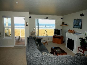 Spacious great room with stunning view