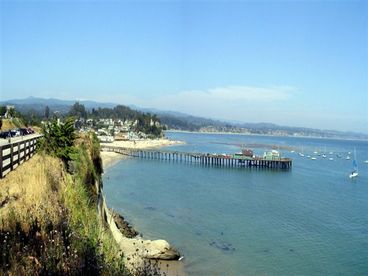 View @ the end of street looking into Capitola