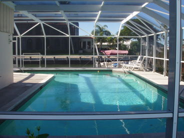 large pool looking WEST, deep end