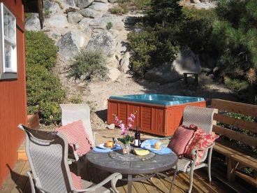 Private Deck with Private Hot Tub