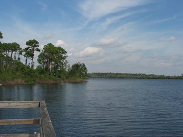 There is a boat dock and picnin/BBQ area here as well as a community pool and tennis.