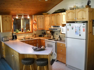 Modern island kitchen.