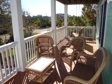 Swing on Front DeckFacing Ocean