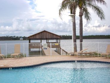 Pool & Pavilion on Lagoon