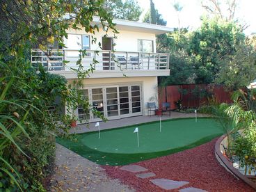 Guest House overlooking 5 hole putting green