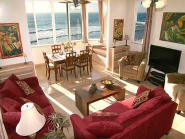 Upstairs living area