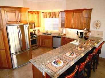 Upstairs kitchen
