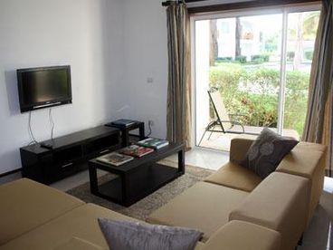 Flat screen tv in the living room