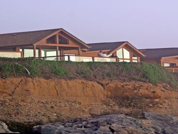 View from beach below