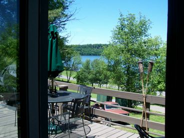 Lake View from the wrap around deck