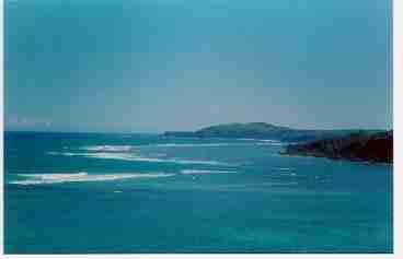 view from lanai
