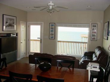 Great Bay views form kitchen, dining and main level living room