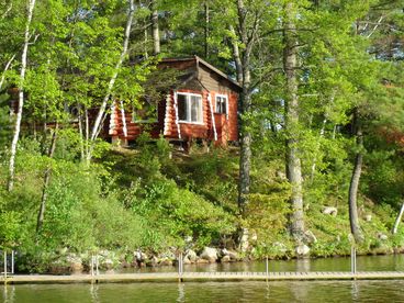 One bedroom with full kitchen overlooking Manson Lake