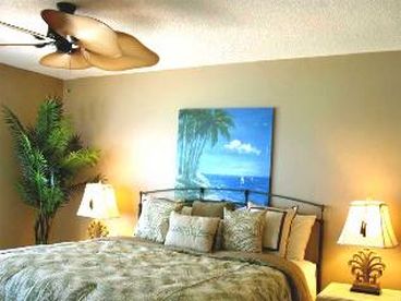Fall asleep to the sounds of the sea on this pillow top King in the oceanfront Master