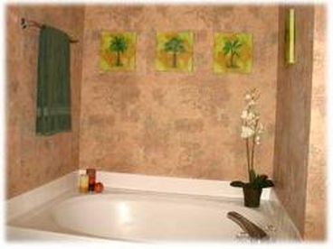 Relax in the master tub...