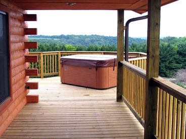 Enjoy the view from your own private hot tub