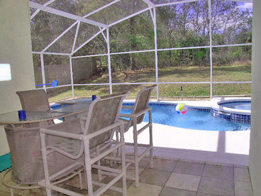 Oversized screened in pool deck and covered lanai!!!