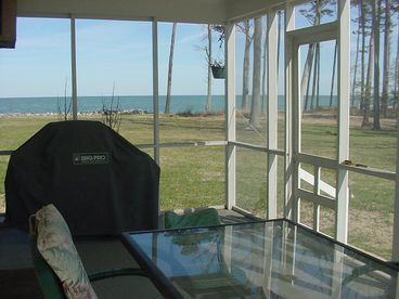 Screened-In Porch w/ Gas Grill and Table