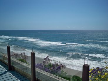 Oceanfront views south. Enjoy the 180 degree views, north and south coastal oceans views