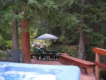 Private Hot Tub Seats 8