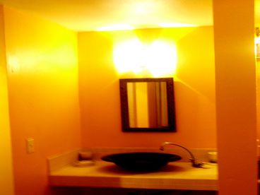 The Studio is like an open loft, spanish terracotta floors, toaster, coffee maker, microwave, refrigerator.