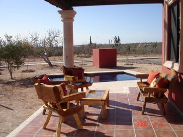 
Back Porch with views of Sea of Cortez