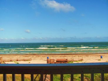 View of beach from Beachfront balcony