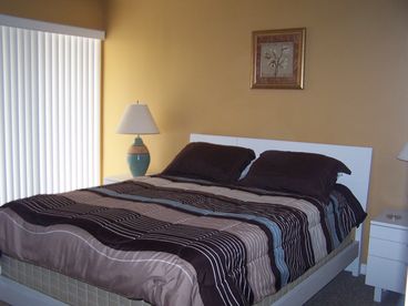 2nd Bedroom with a queen size bed