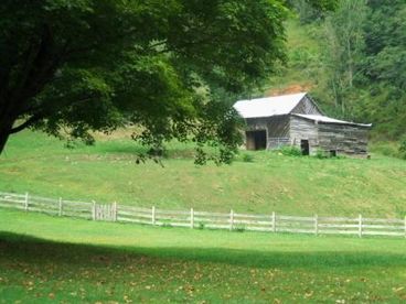 Barn on property