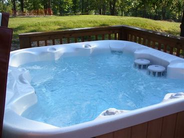 Private hot tub