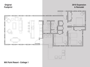 Cottage 1 Floor Plan
Expansion 2010