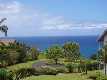 Your gorgeous Pacific Ocean view from the living room lanai.  Watch the whales at play from Nov-April.