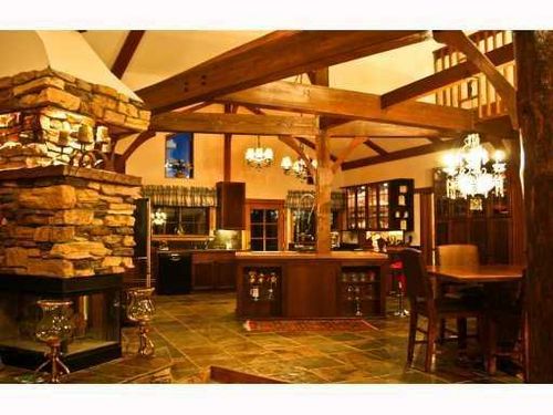 great room with fireplace