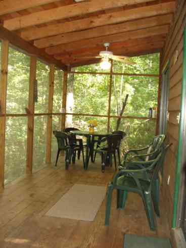 Screened porch