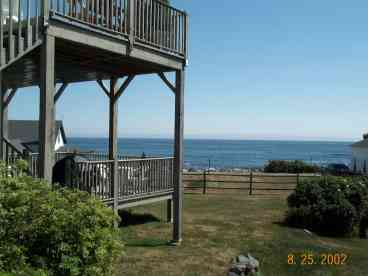 Another view of the lower level deck