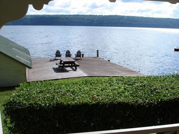 View from porch of your own dock